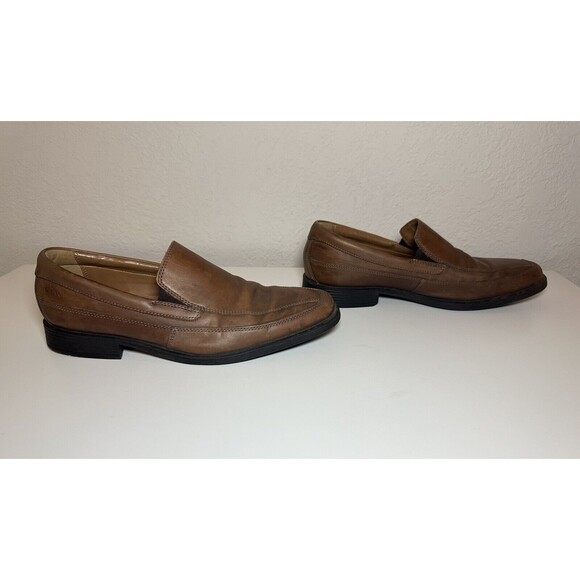 Clark's Collection Ortholite Brown Slip On Loafers Soft Cushion Men's SIZE‎ 8M - Picture 4 of 9